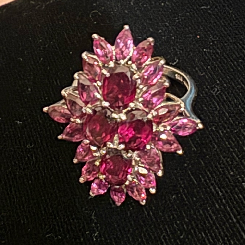 Elegant Sterling Amethyst Ring